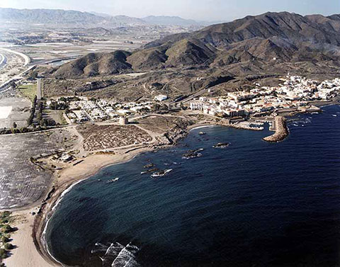 Aerial view of Villaricos